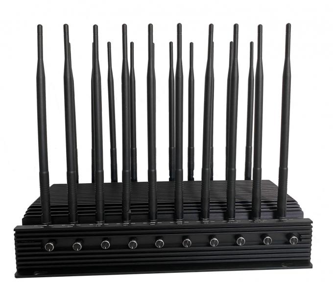 Ajustable 5G 20 bandas Wifi interferencia de señal teléfono celular GPS UHF VHF 0