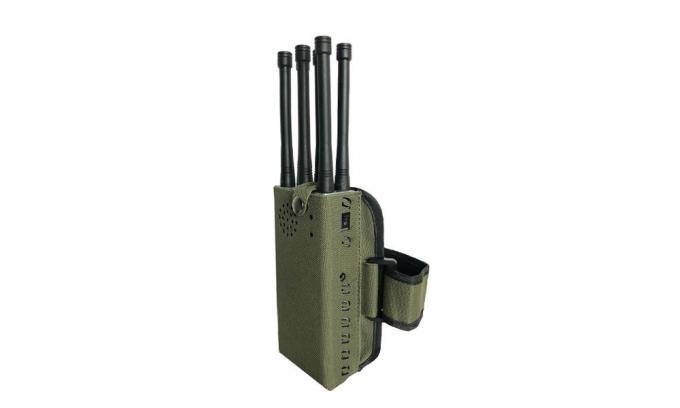 Jammer de señal de teléfono móvil 4G Jammer / GPS jammer L1- L5/ Lojack/ 6 bandas con cargador de automóvil 7W 1
